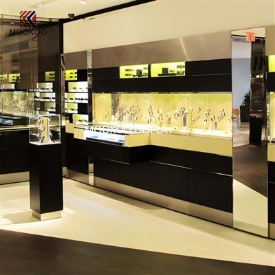LuxeReveal: Ambient - beleuchtete Schmuckvitrine aus Glas – gefertigt für Luxusmarken