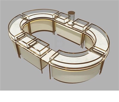 Präsentiert den Schmuck-Ideen-Mall-Kiosk