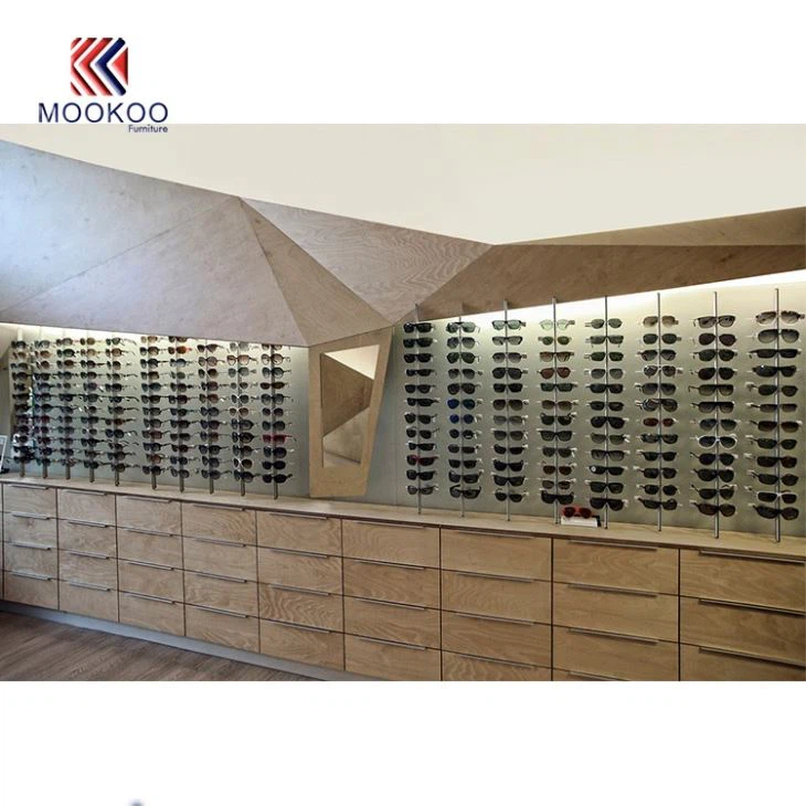 Shopping Mall Sunglasses Store Eyewear Vitrine Display Cabinet Design