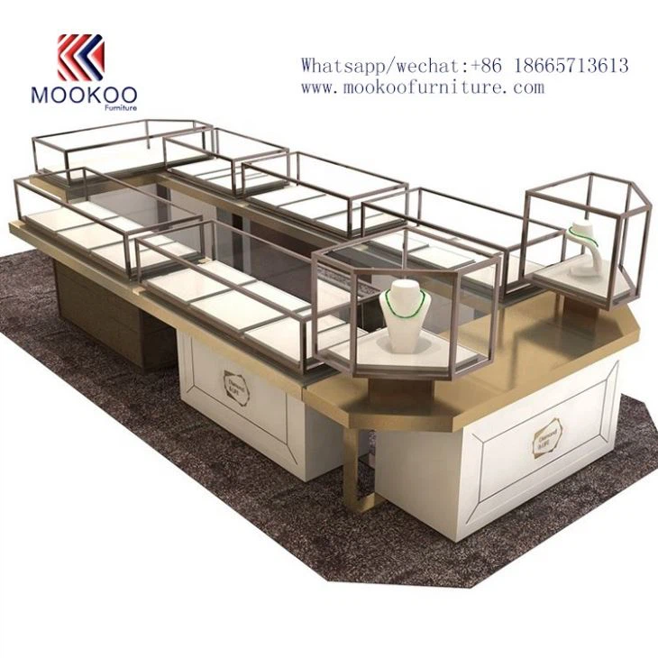 Antique Shopping Mall Jewelry Shop 3D Rendering Jewellery Store Design