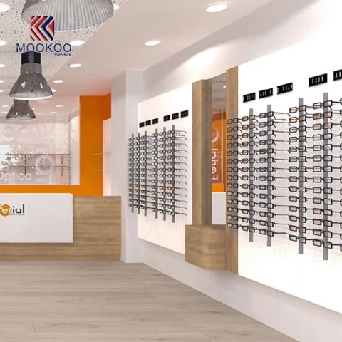 Klare Vision Eyewear Wandgestaltung Showroom