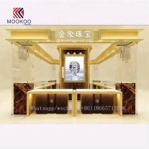 Luxus Glas Schmuck Kiosk