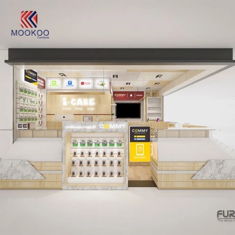 Mall Display Telefon Kiosk