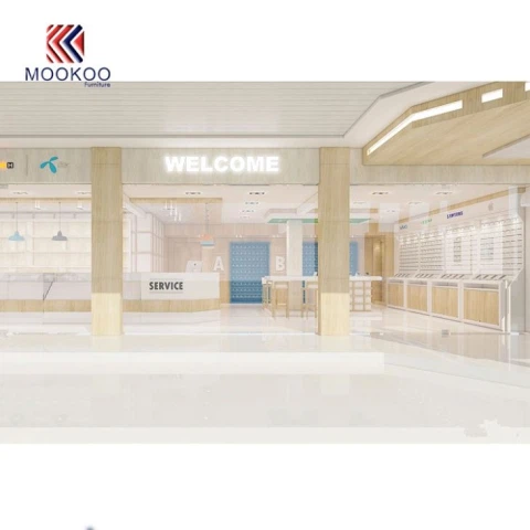 Telefon Shop Regaleinheiten anzeigen