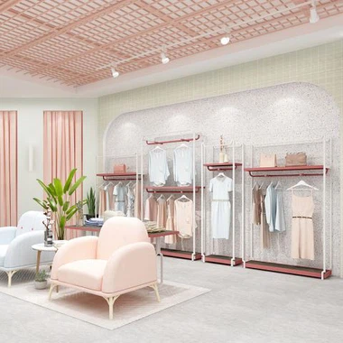 Eisen Kleidung Display Racks