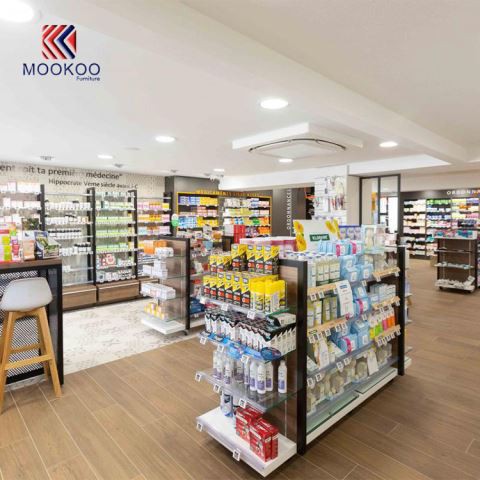 Drogerie-Verkaufsregale