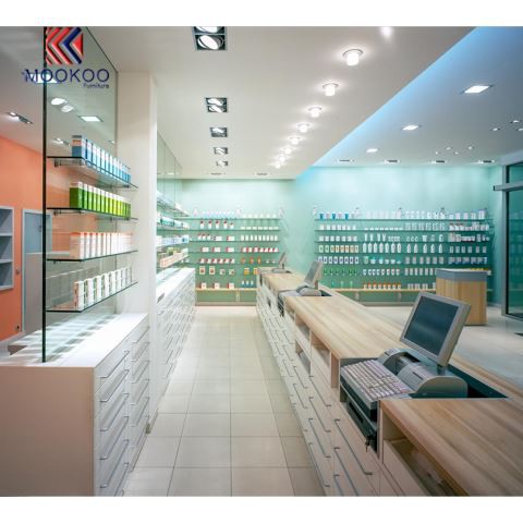 Heißer verkauf apotheke flaggschiff shop display möbel