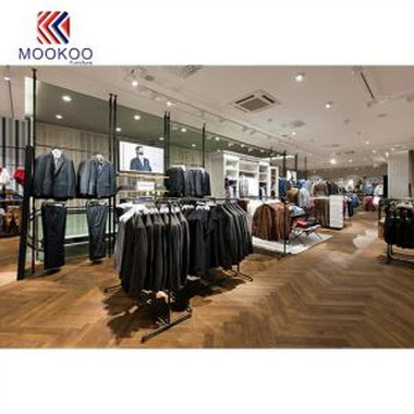 Edelstahl Kleidung Shop Display