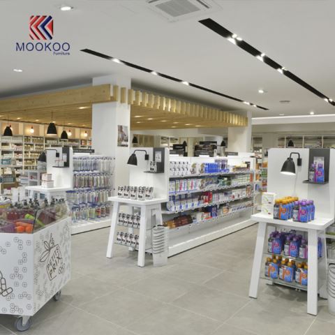 Hölzerner Apotheken-Flaggschiff-Shop-Anzeigen-Schaukasten